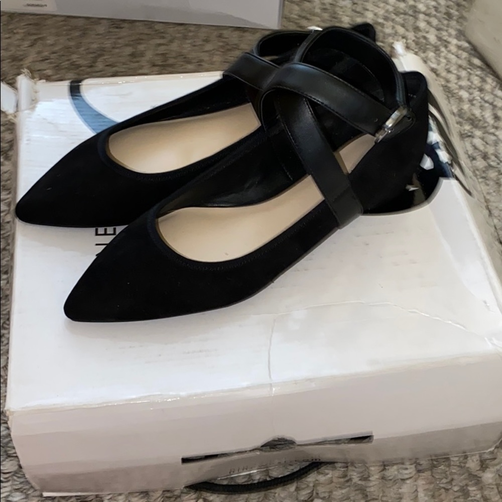 Ankle strapped flats